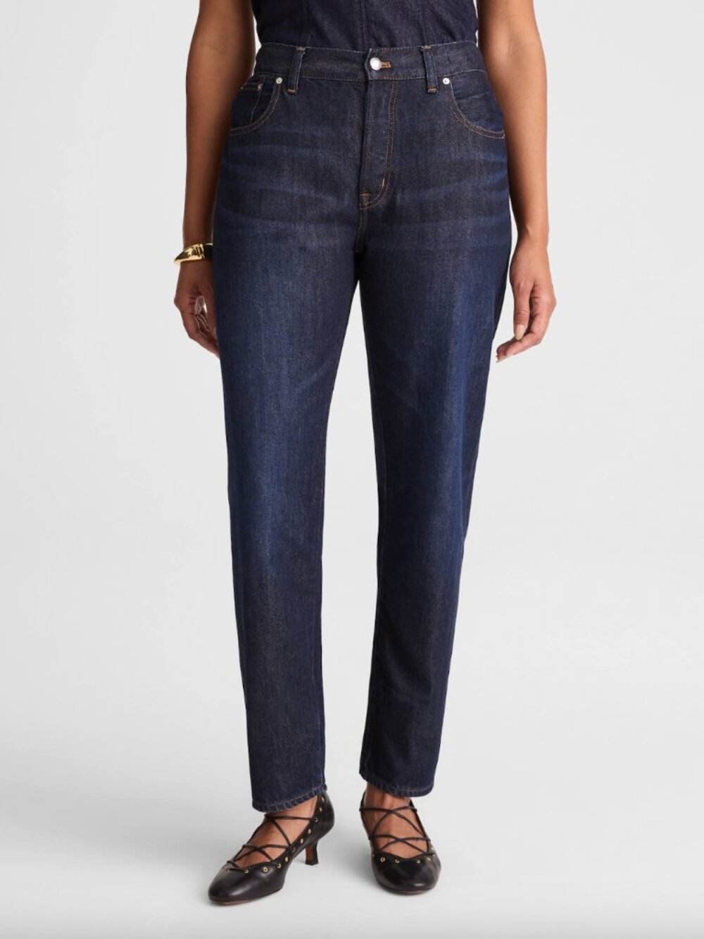 MADEWELL The Curvy Dean Easy Straight Jean in Soft Drape Size 25